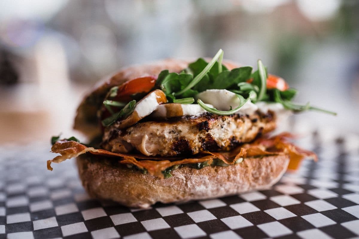 Caprese Club Sandwich