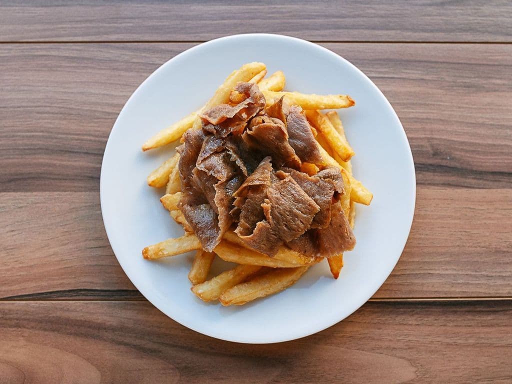 Small Fries & Beef Donair Meat