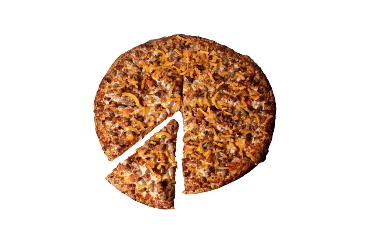 Large Bacon Burger Pizza