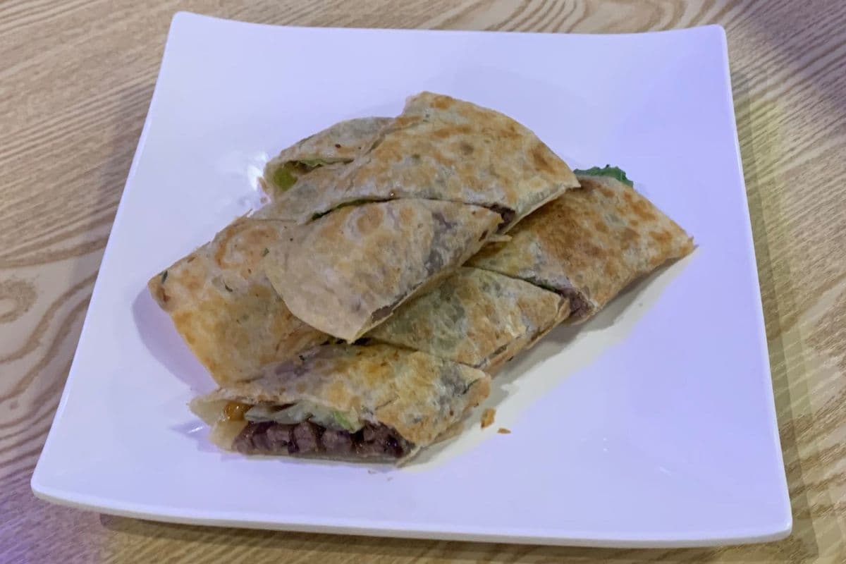 Beef Pan Cake Rolls
