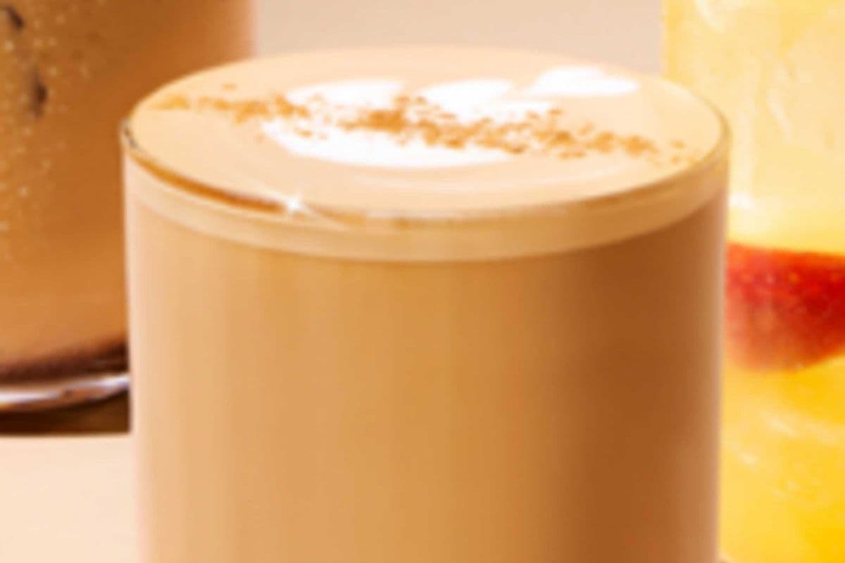 Flat white with Spiced Brown sugar and oat milk