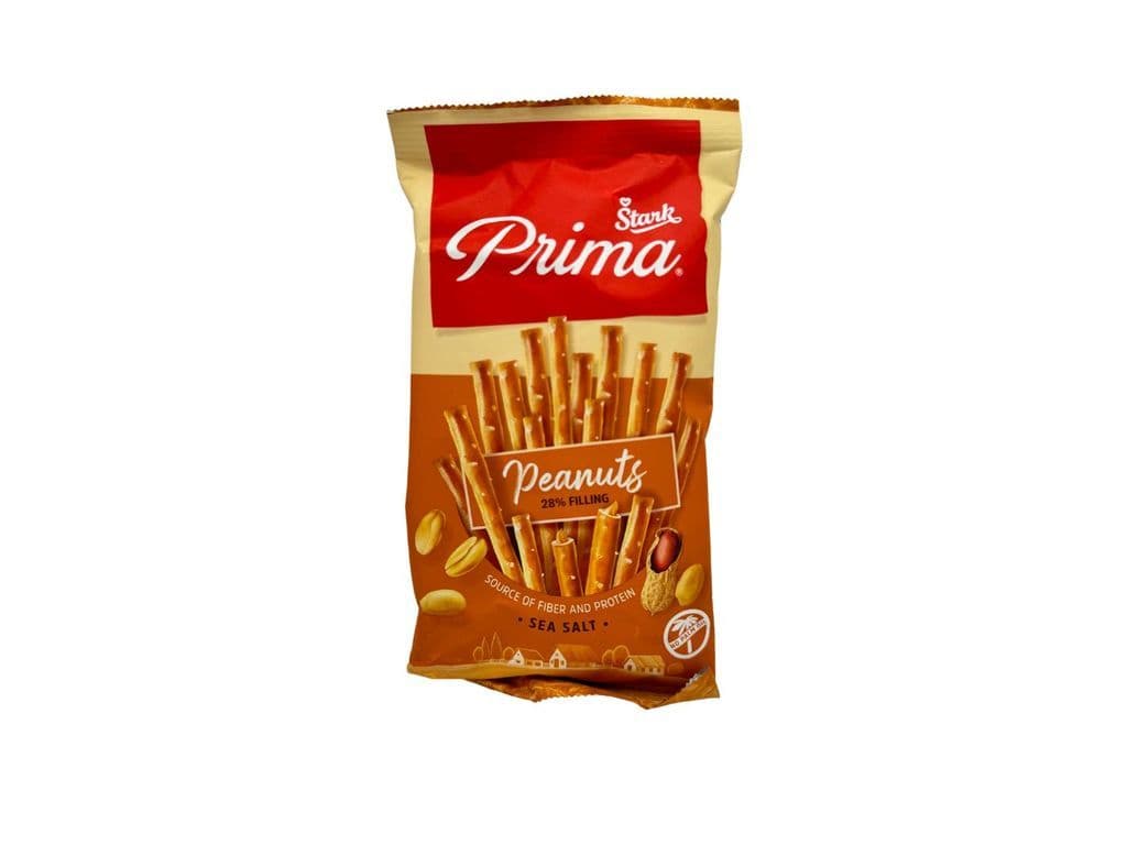 Stark Prima Peanut Sea Salt Pretzels Serbia 40g Peanut Butter Filled 
