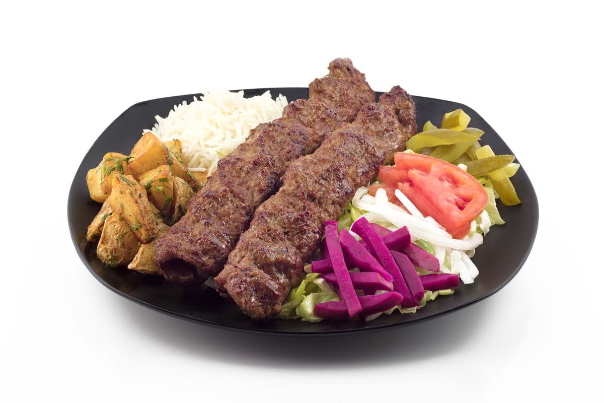 Chargrill BBQ Beef Kebab Plate Combo