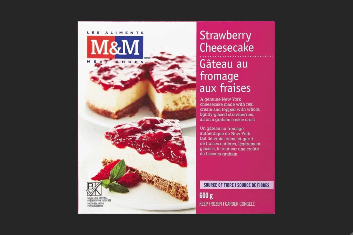 M&M Food Market Strawberry Cheesecake 600g (1850 Cal)