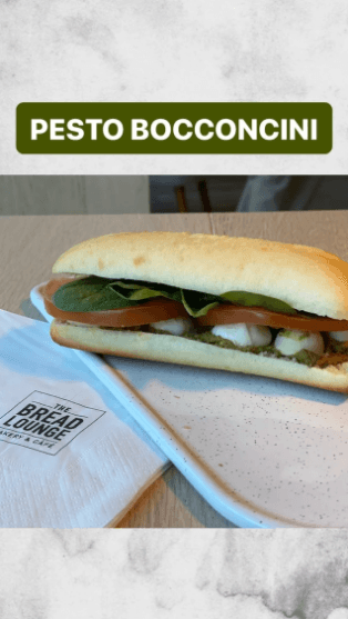 Pesto Bocconcini Sandwich