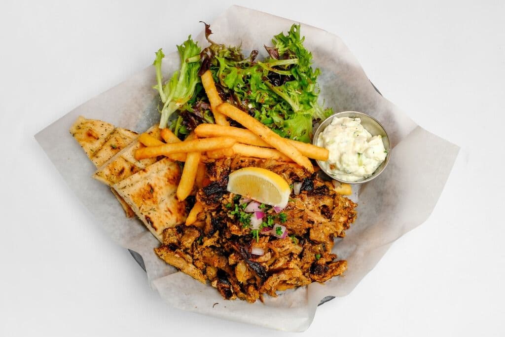 Pork Gyro Platter For 1 (5 oz)
