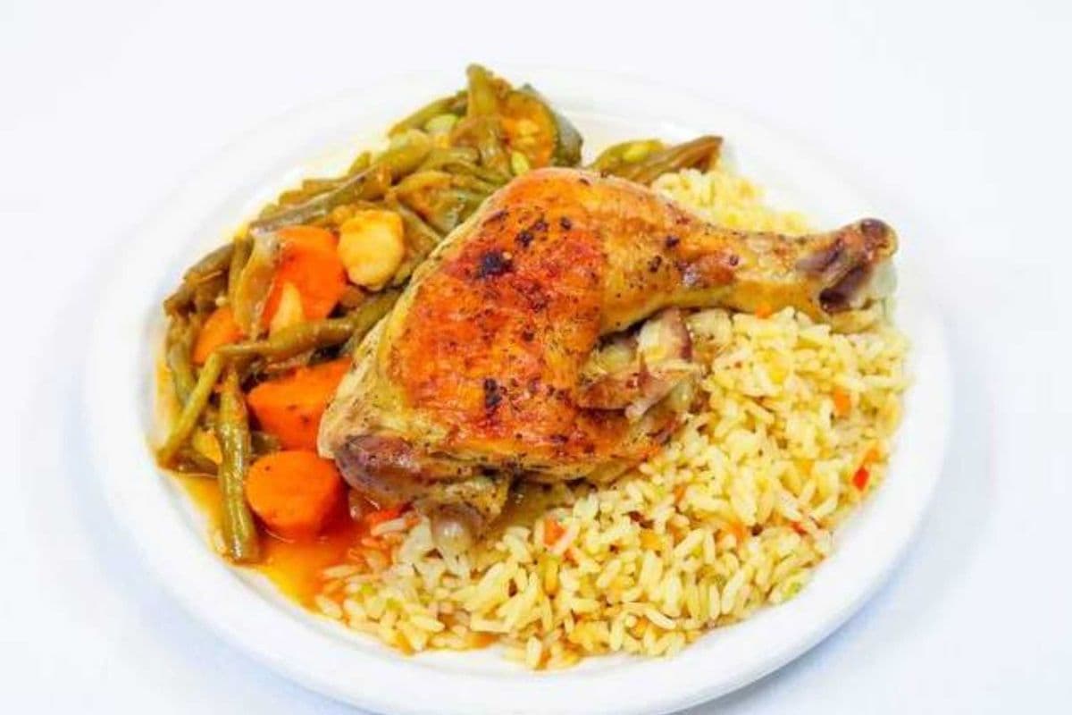 Roasted Chicken Thigh Meal