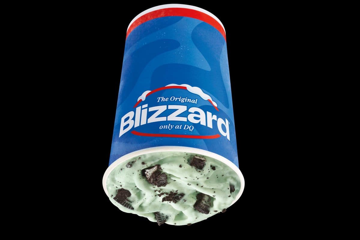 Mint Crunchin' Cookie Blizzard Treat: