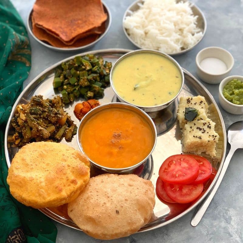 Vegetarian Thali / Végétarien Thali