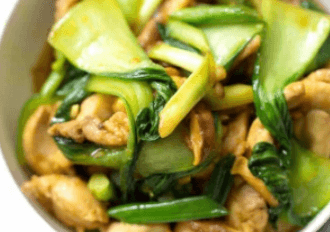 Chicken with Gai Lan