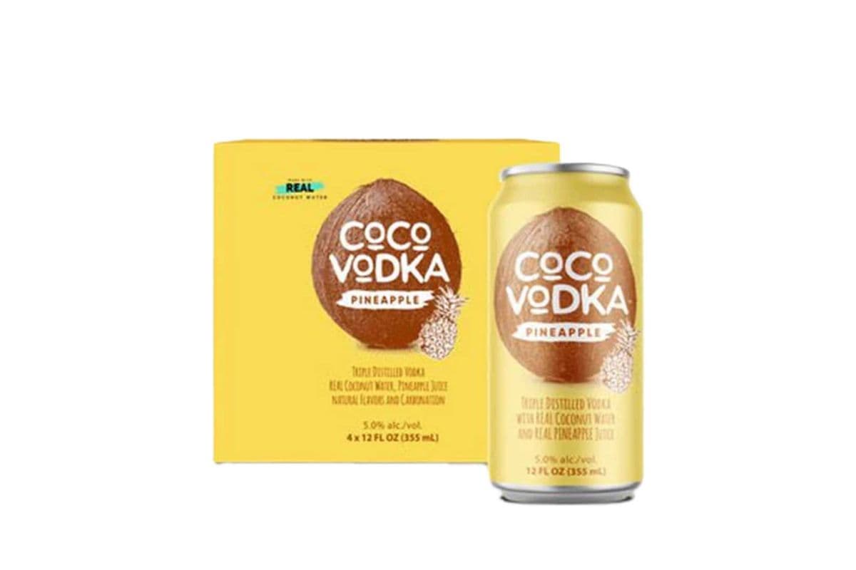 Coco Vodka Pineapple (4 Cans) (4 x 355ml)
