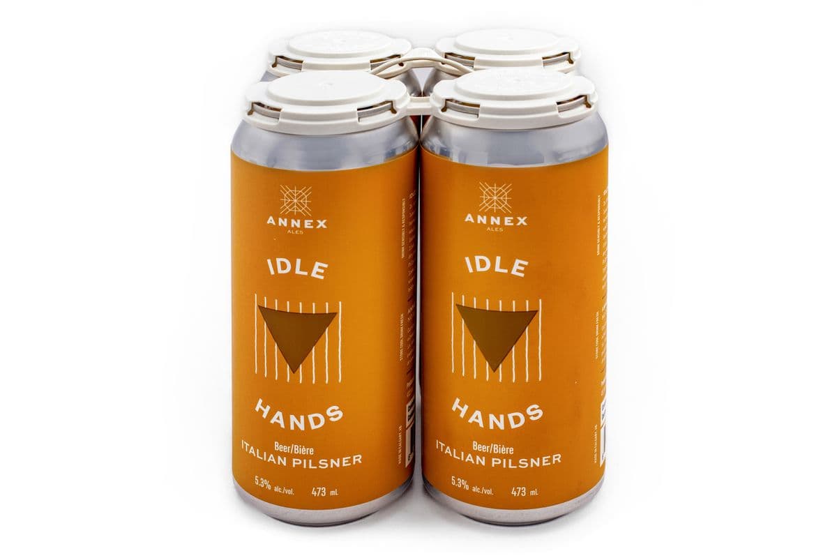 ANNEX IDLE HANDS PILSNER 4PKC (1 x 4x473ML)