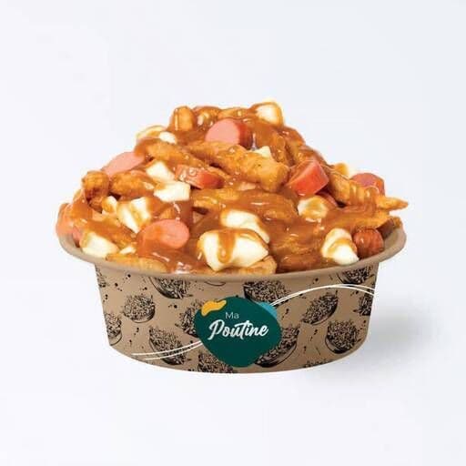 Grande poutine saucisses / Large Sausage Poutine