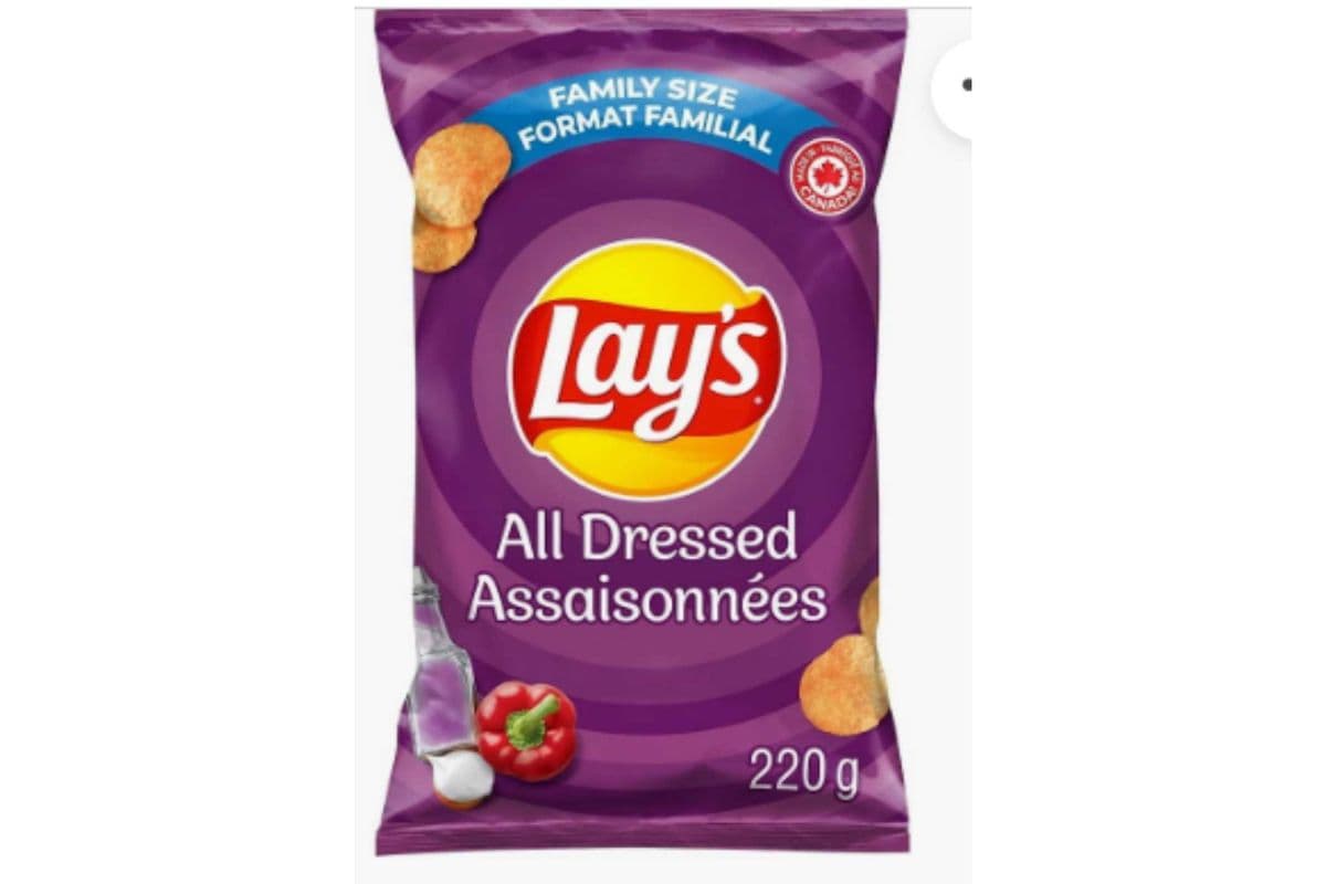 Lay's All Dressed Potato Chips, 220g (220 g)