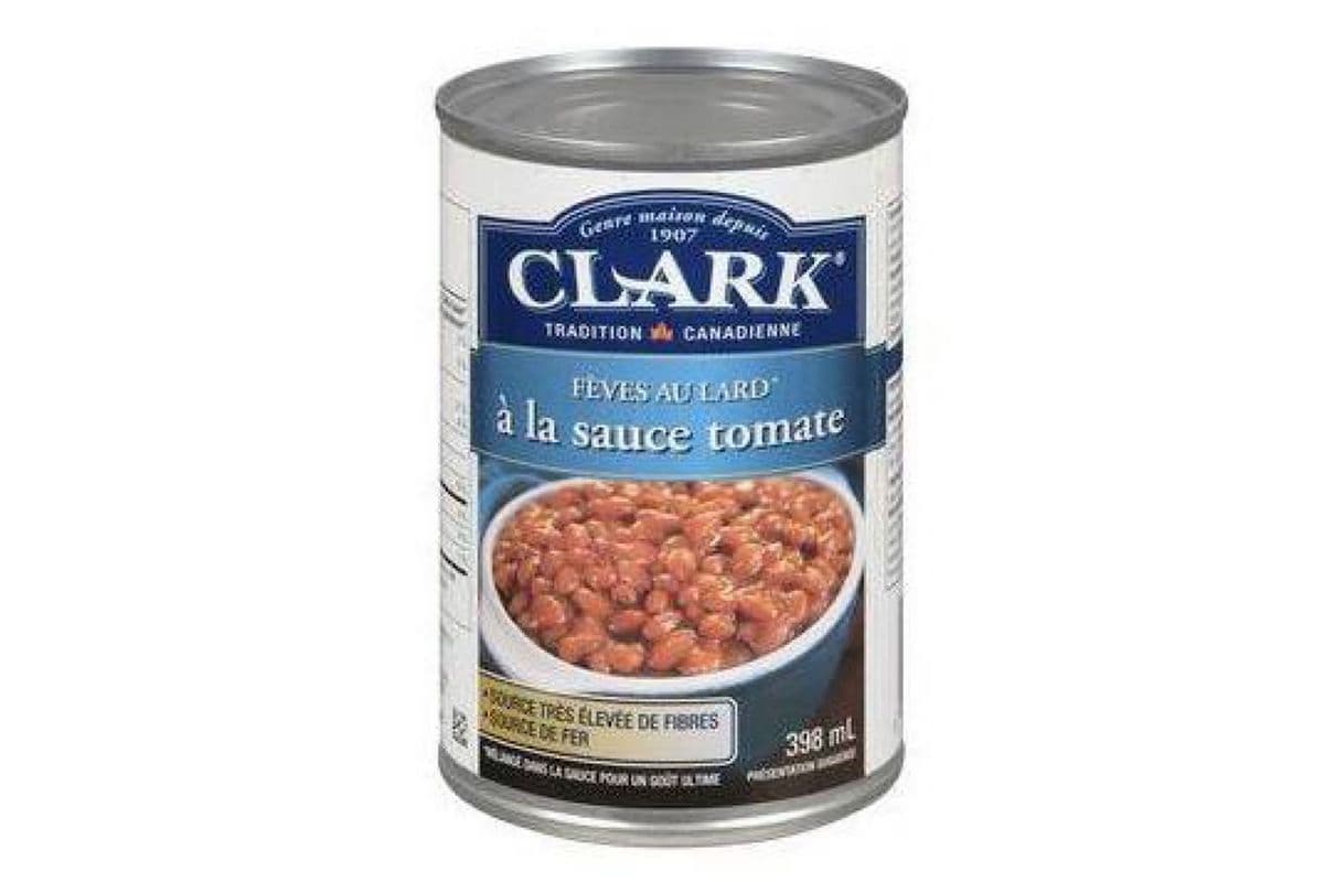 Clark - Fèves au Lard à la Sauce Tomate / Baked Beans with Tomato Sauce (398 ml)