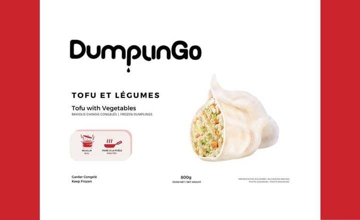 Tofu & Vegtable Frozen Dumplings(800g) / Tofu & Légume Dumpling Congelée(800g)/