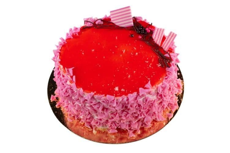 Strawberry Eggless Cake