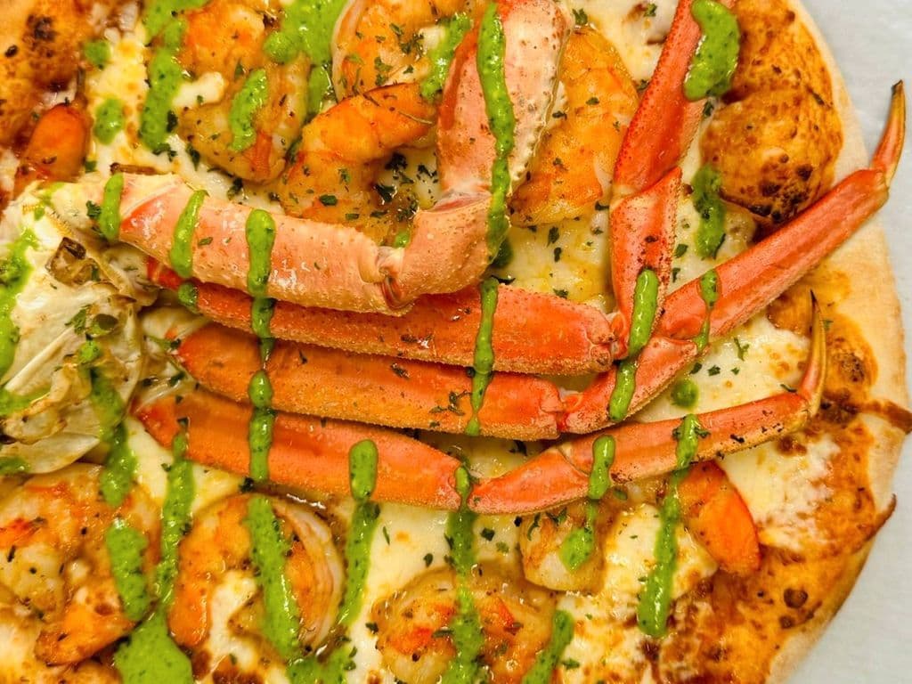 PIZZA AUX CRABES