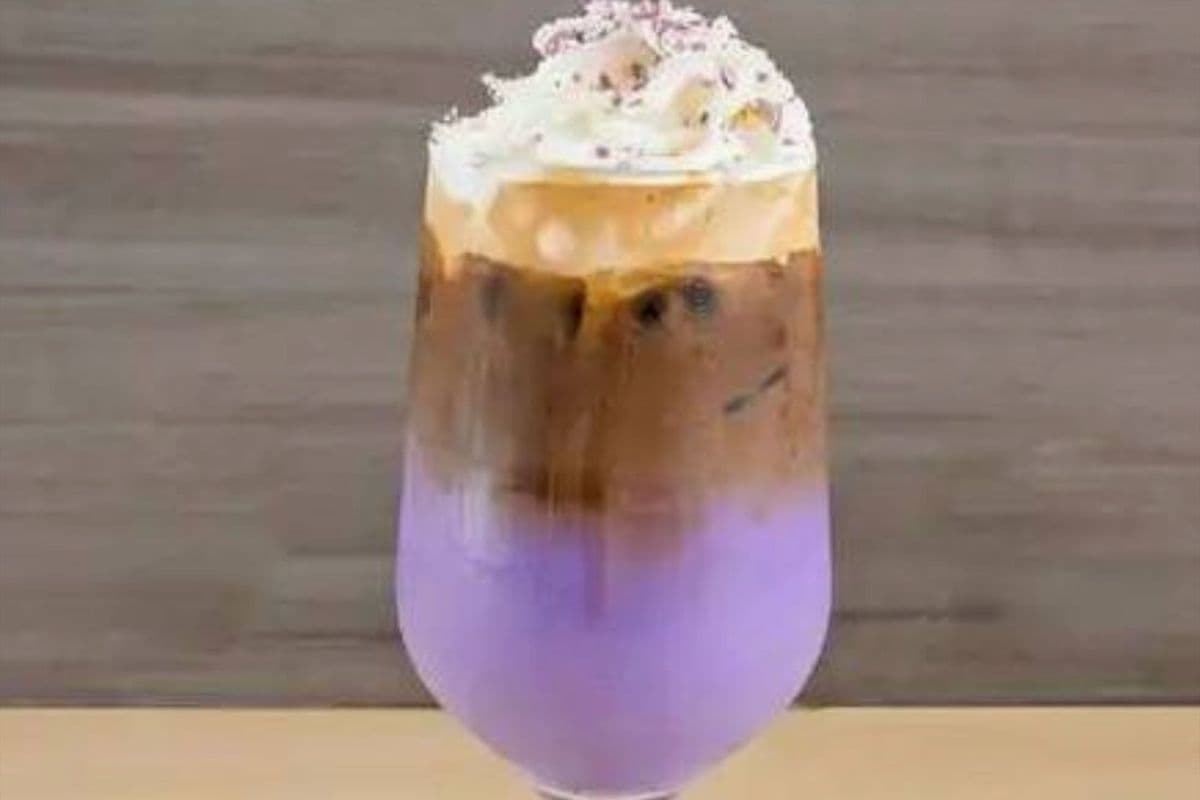 Iced Ube Latte