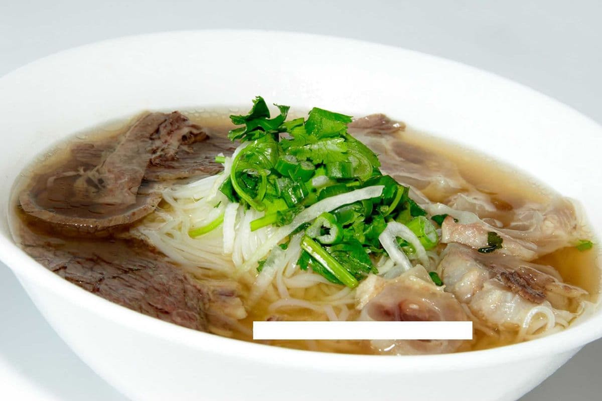 9. Chicken or Beef Rice Noodle Soup