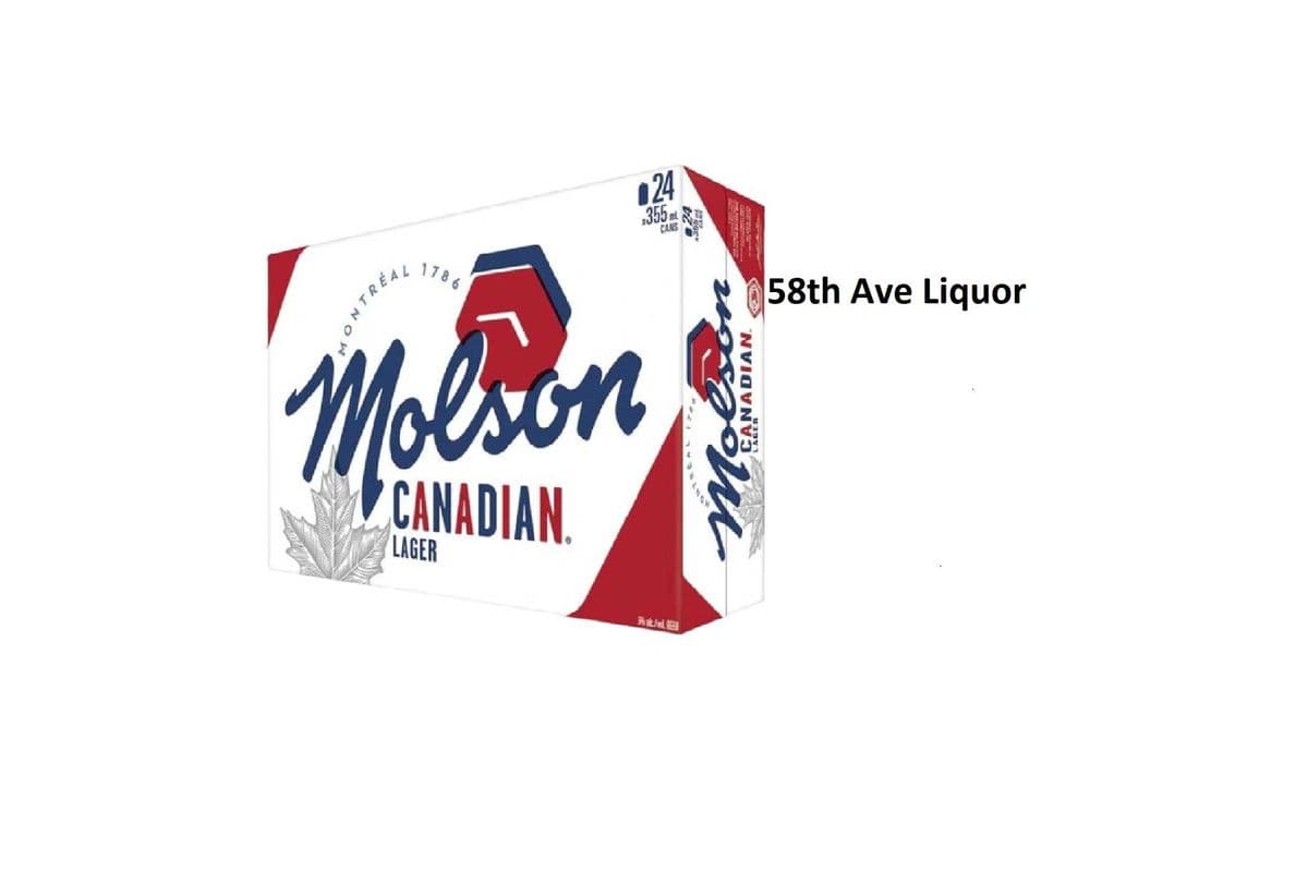 MOLSON CANADIAN 24 CANS (1 x 24x355ML)