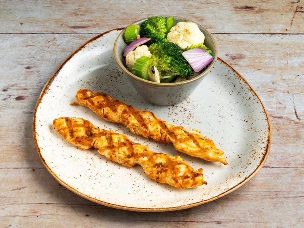Double Kebab with 2 Sides