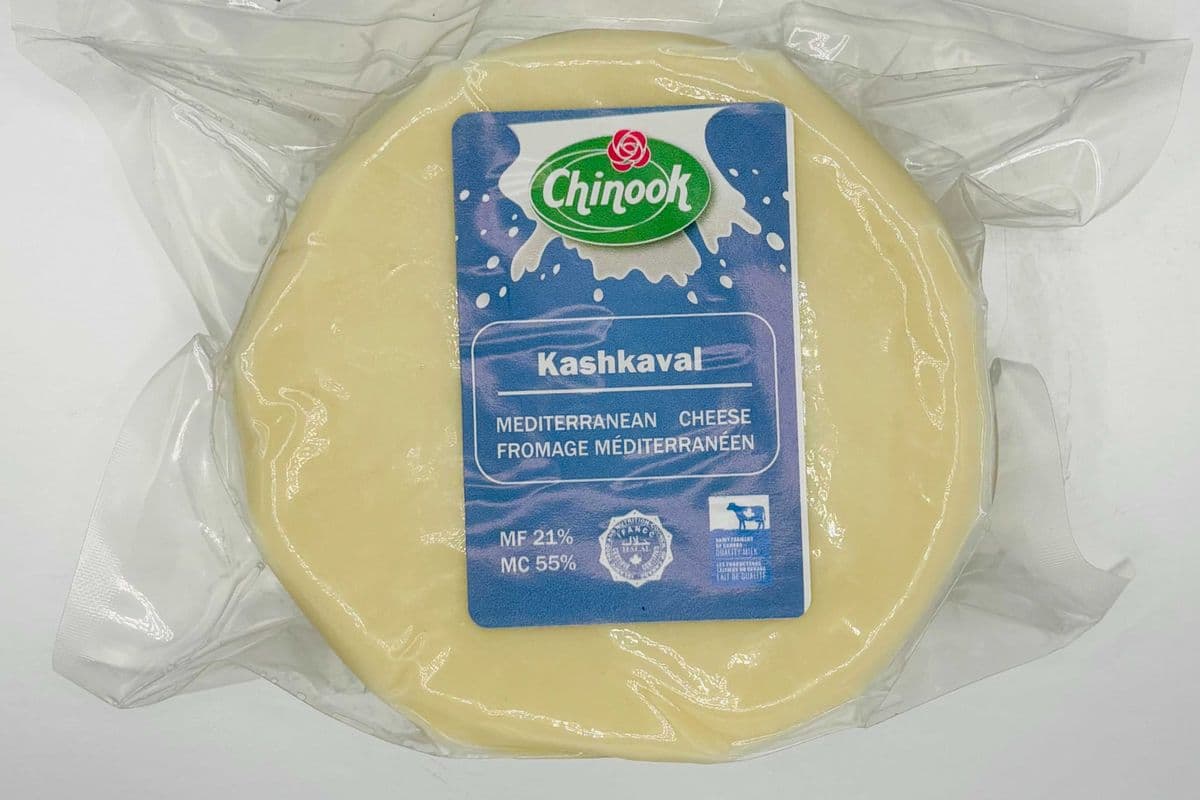 Kashkaval Cheese - Aged Semi-Hard Mediterranean Cheese, Approx 350 Grams (Approx 350g)