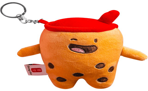 Plushie keychain milk tea