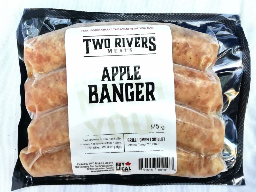 TWO RIVERS APPLE BANGER 375G (FROZEN)