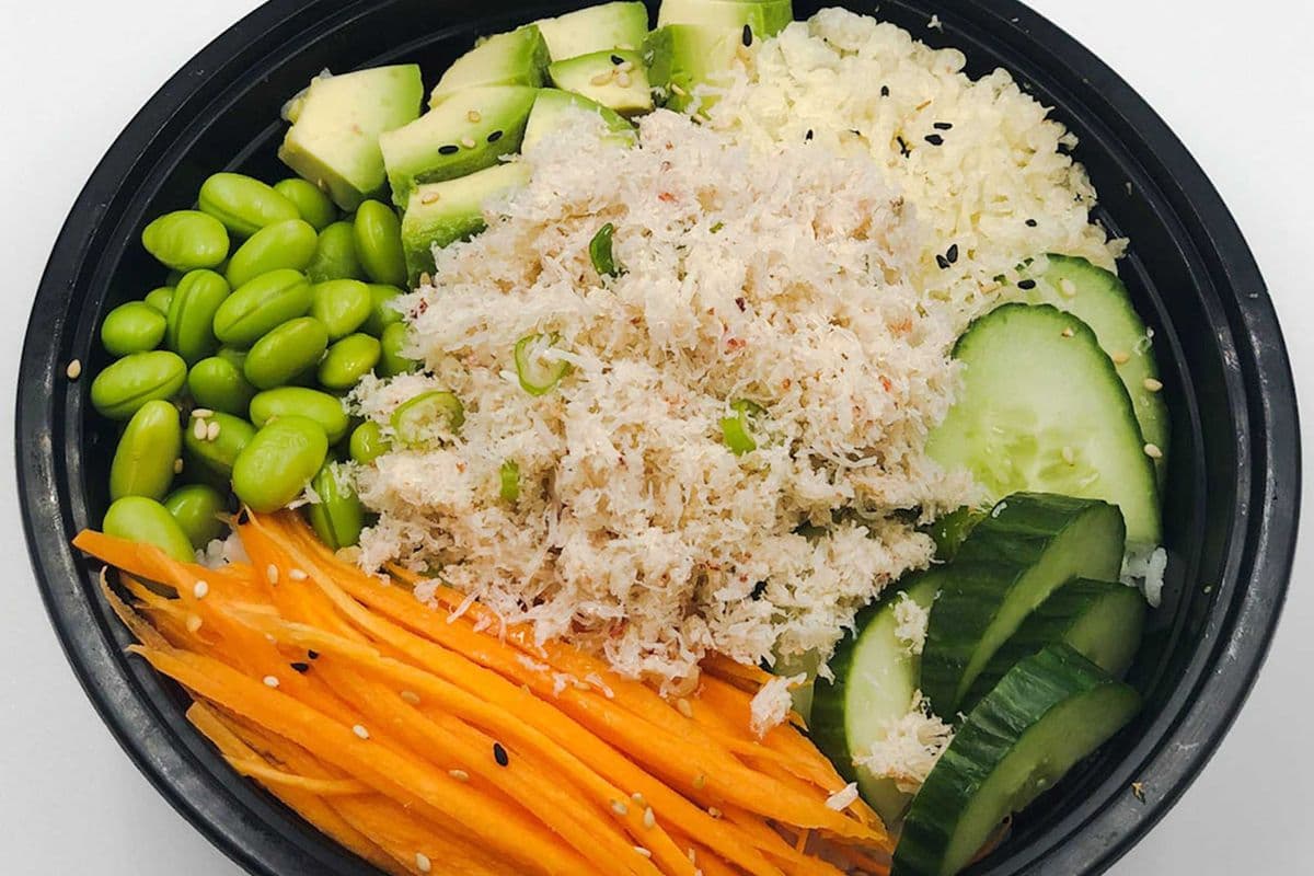 Bol poké au crabe / Crab Poke Bowl
