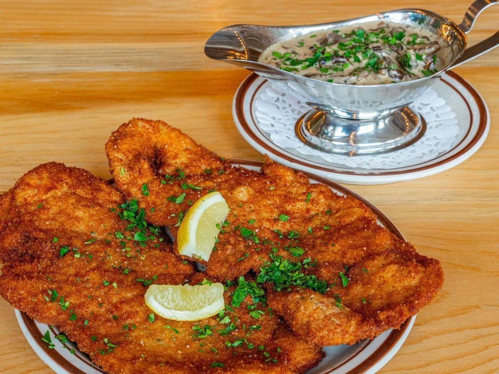 Jägerschnitzel Double