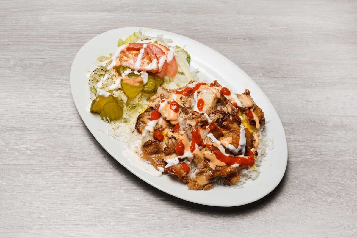 1. Chicken Shawarma Plate