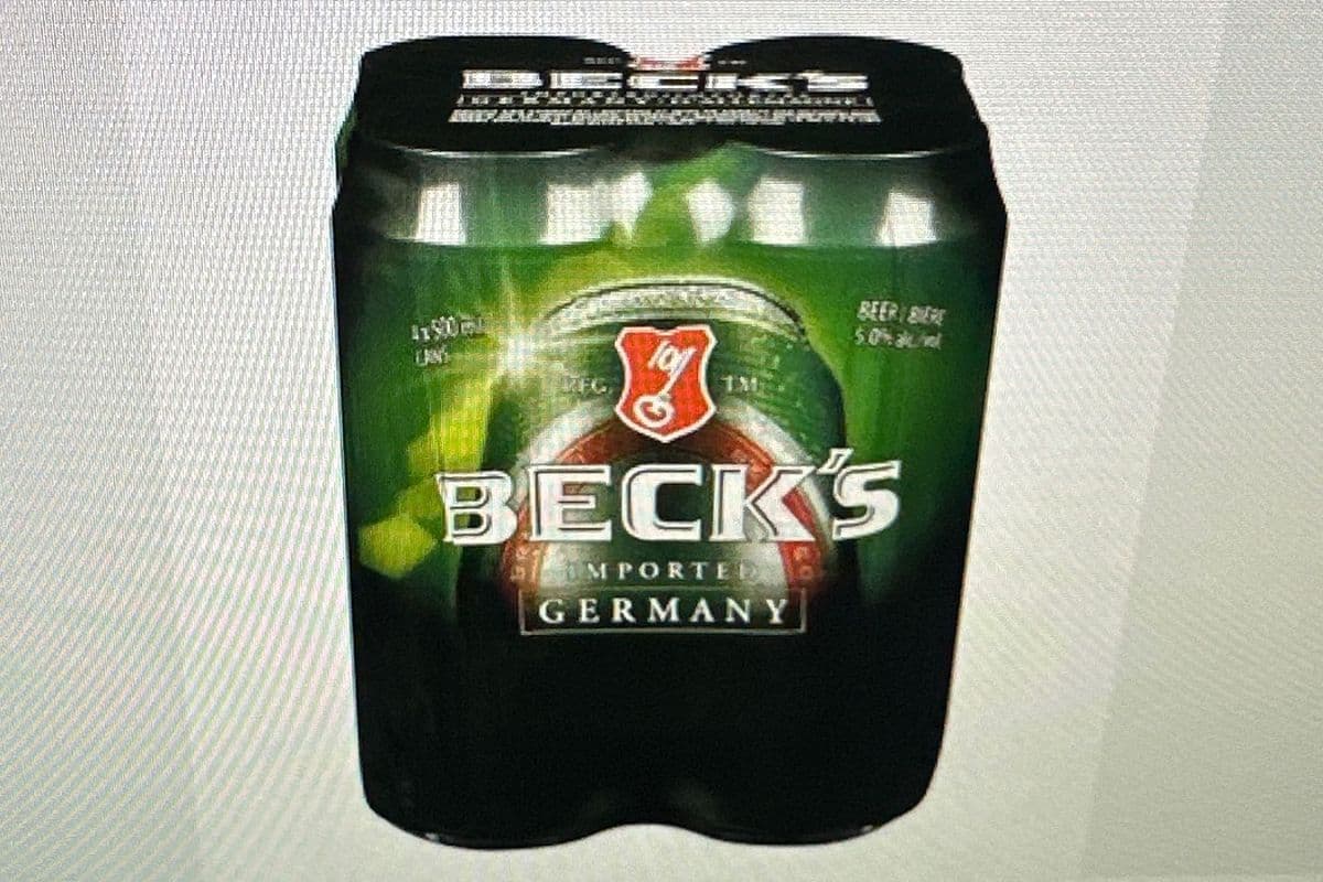 Beck's Beer (4 x 500 ml Cans)