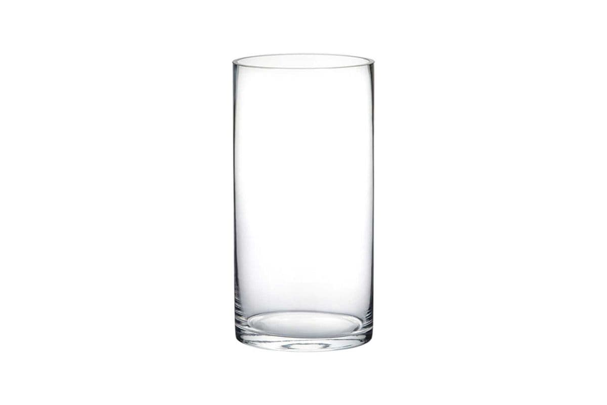 10"H Clear Cylinder Vase