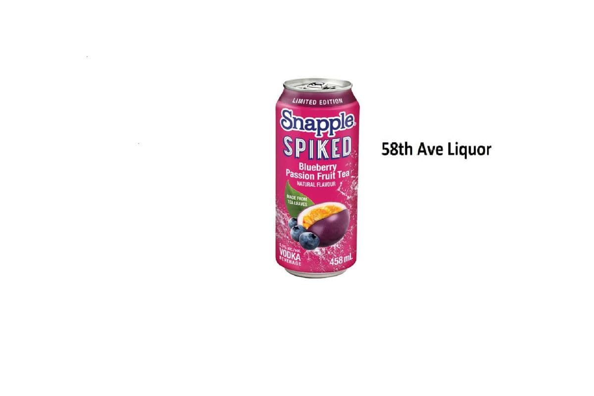 SNAPPLE SPIKED BLUEBERRY PASSION FRUIT TEA CAN (1 x 458 mL)