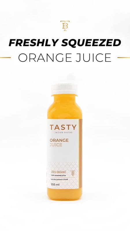 Cold Pressed Orange Juice (100% organic) 355ml