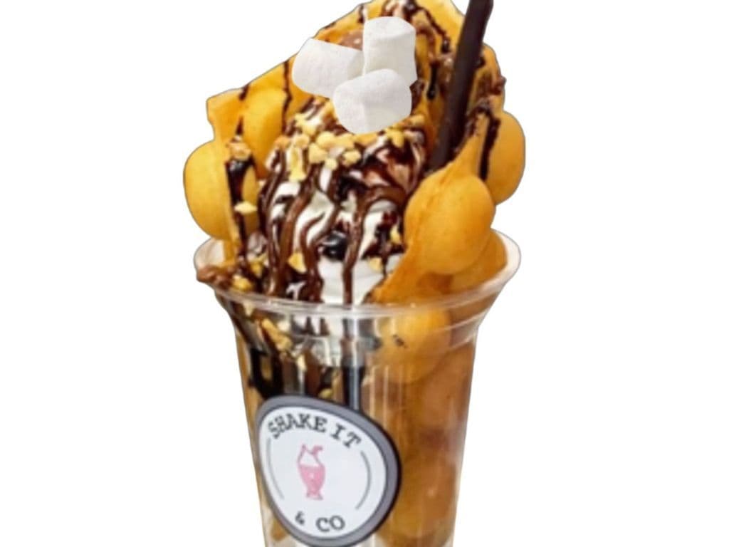 Bubble Waffle (Eggless)