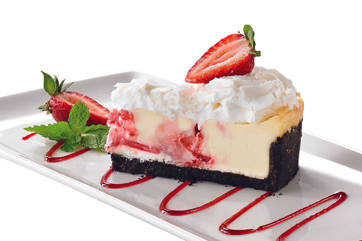 White Chocolate Raspberry Cheesecake