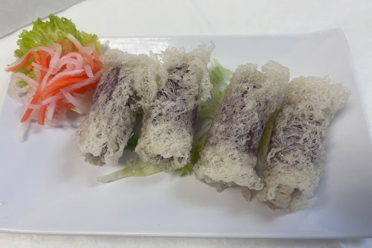 A0. Taro & yam crispy sweet roll(4pc)