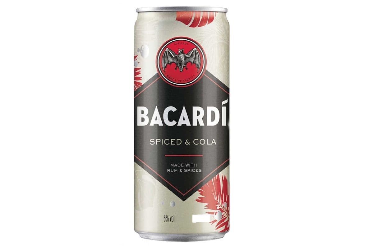 Bacardi Spiced & Cola (Single Can) (1 x 473 ml )