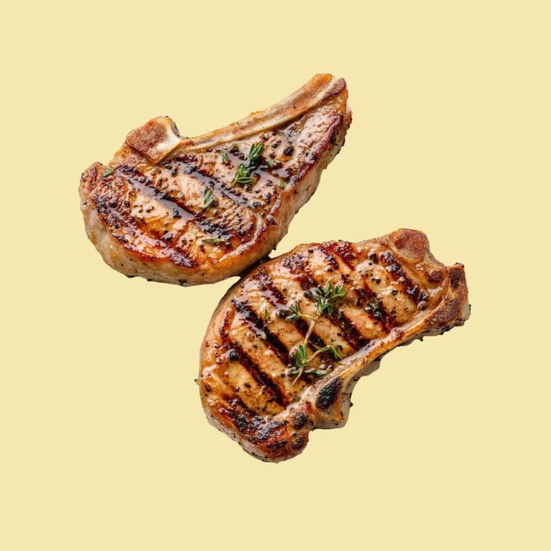 Grilled Pork Chop Meal