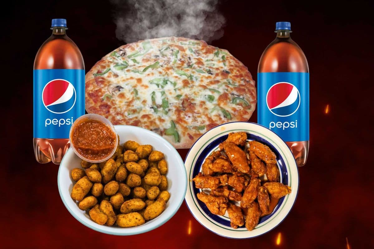 Perfect Combo Deal w/ Pop Curd/WINGS Large