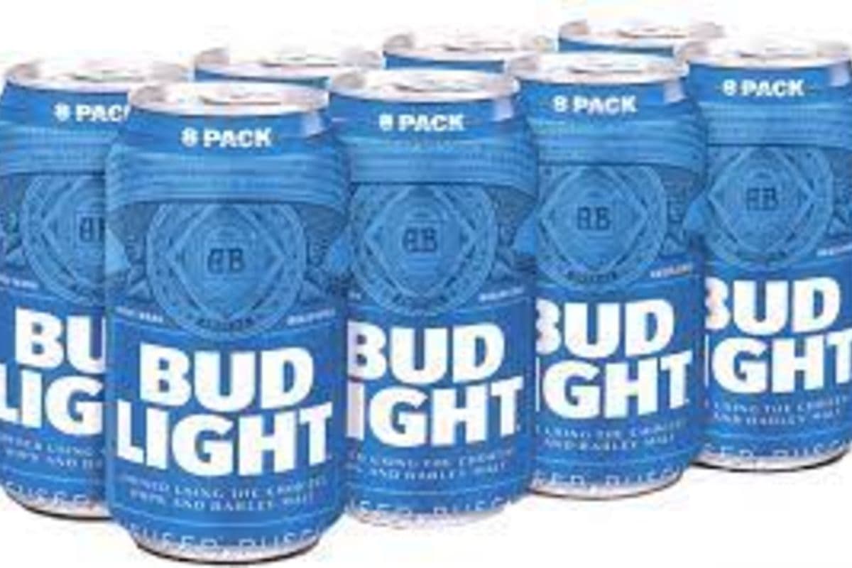 BUD LIGHT 8 CANS (8 x 355 ml cans)