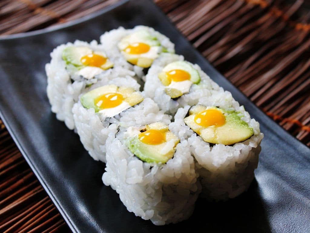 Avo Mango Cream Cheese Roll