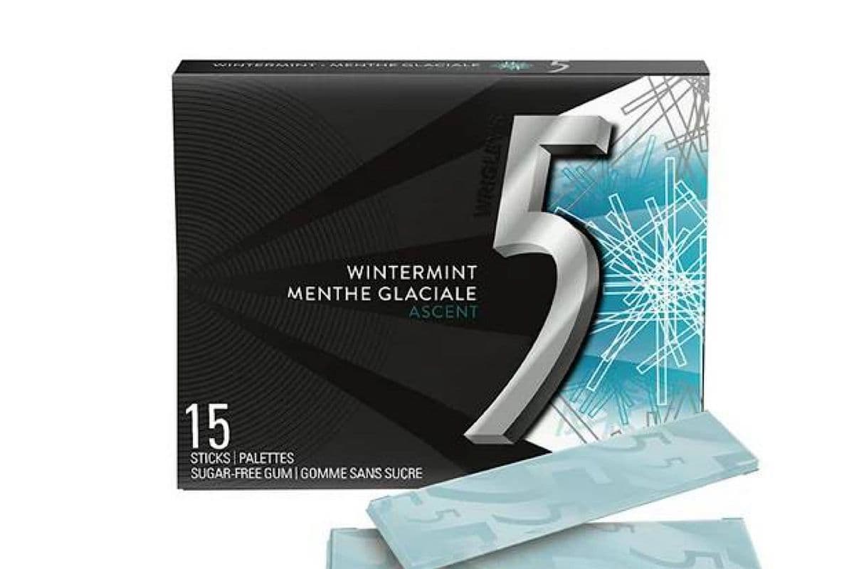 5 GUM - Menthe Glaciale / WinterMint (15 pcs)