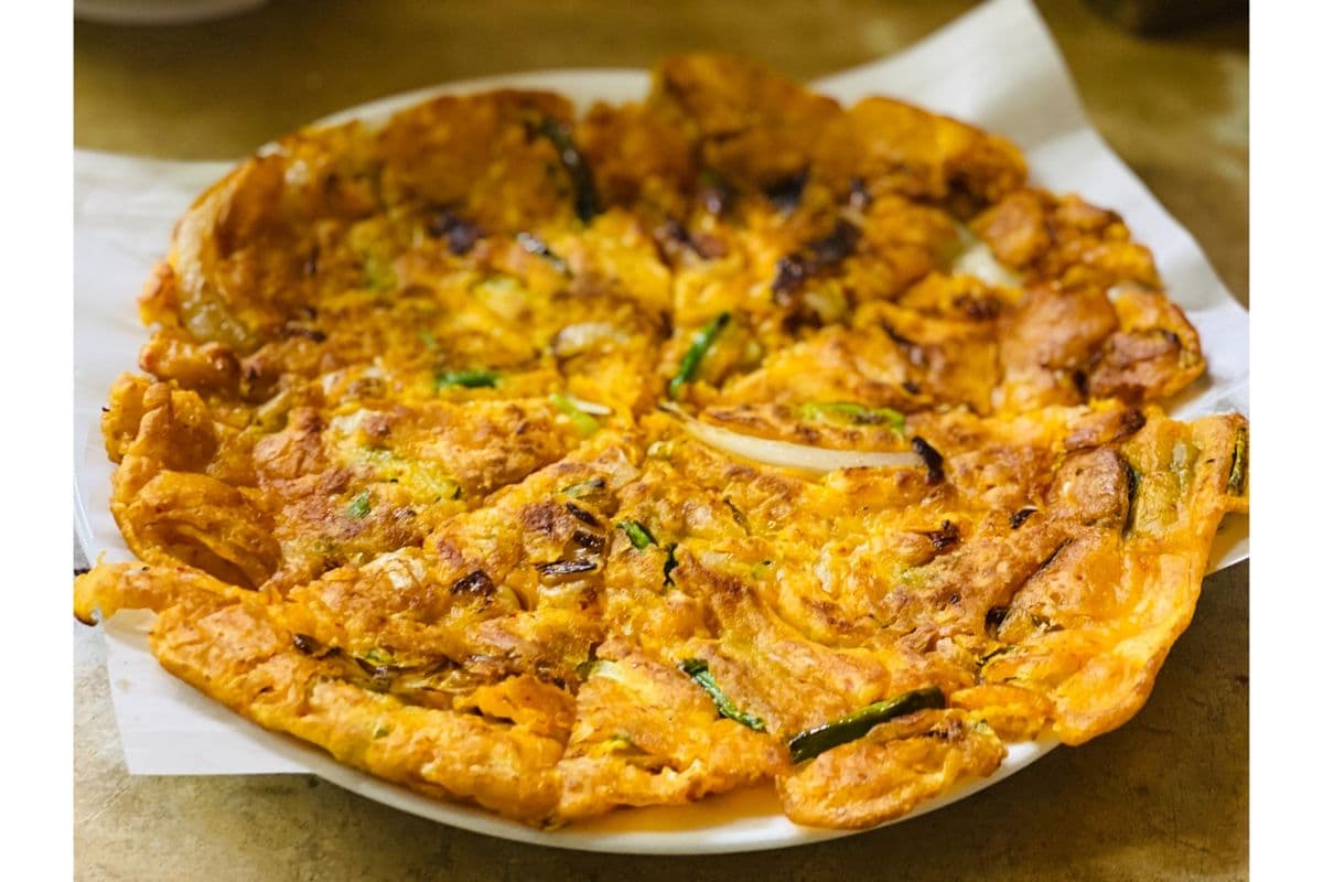 1. Kimchi and Vegetable Pancake