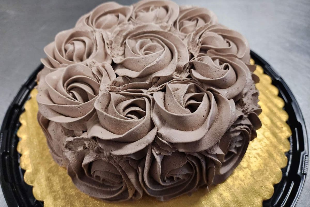 6" Chocolate Rosette