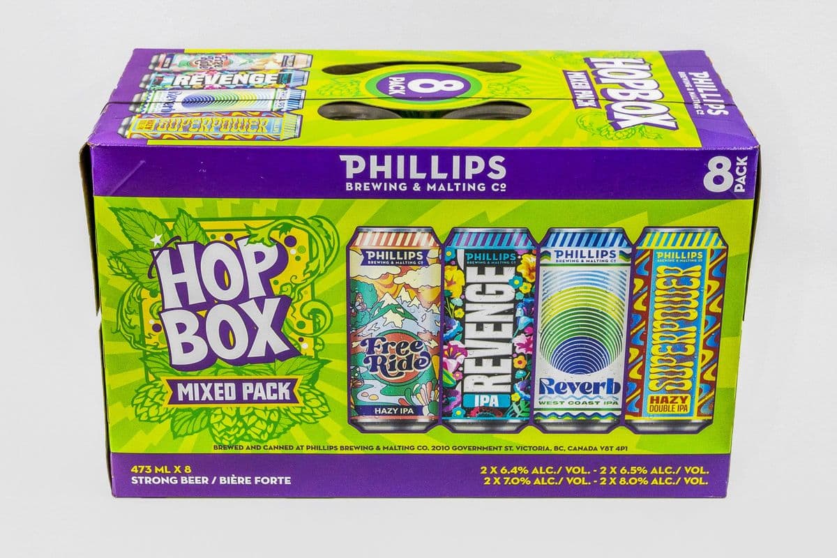 Phillips Hop Box (8 tall cans) (1 x Pack)