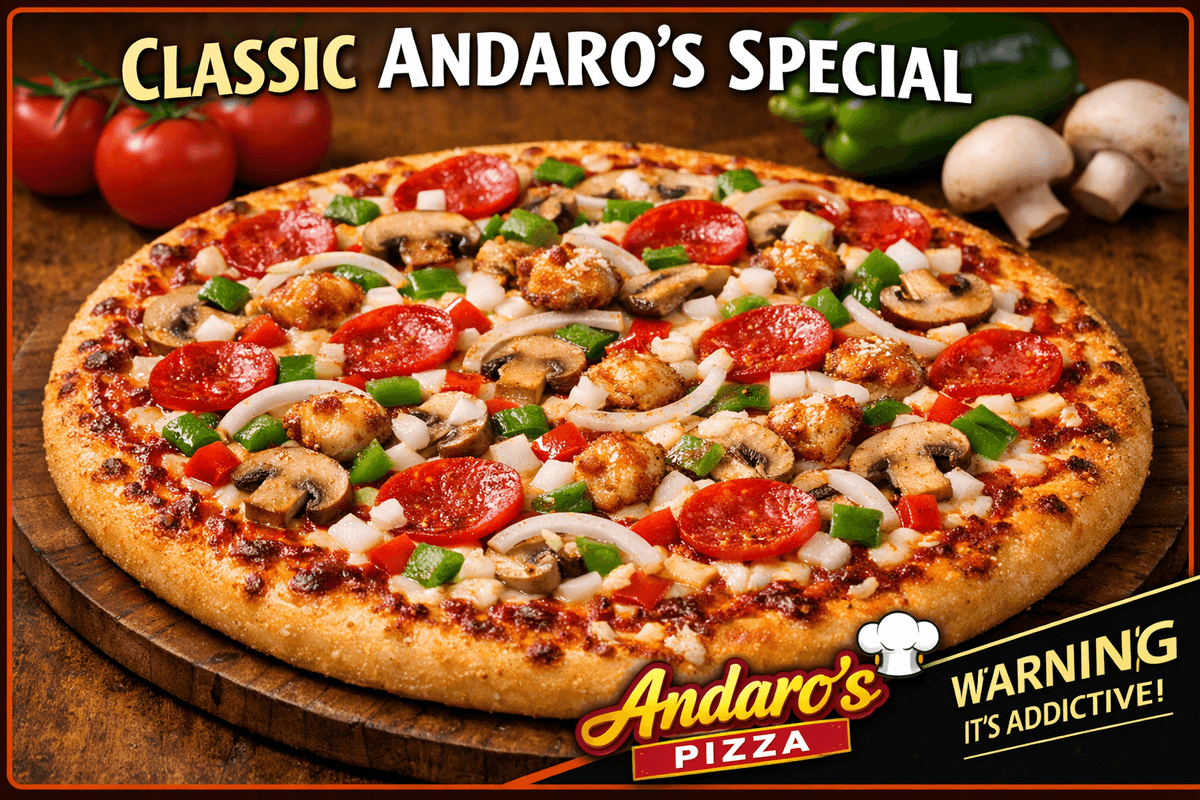 👑 CHEF’S PICK 👑 Andaro's Special Pizza