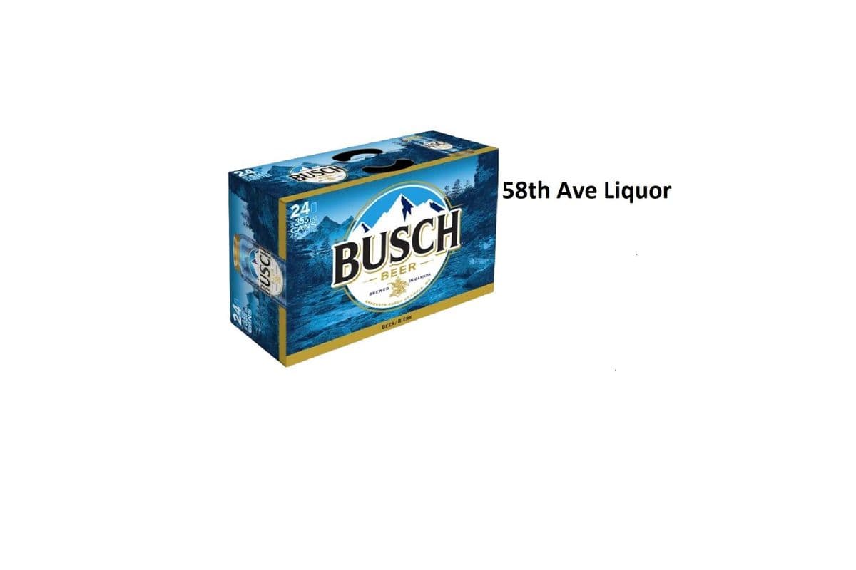 BUSCH LAGER 24 CANS (1 x 24x355ML)